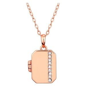 Real Simple Style Bianca Locket Rose Gold